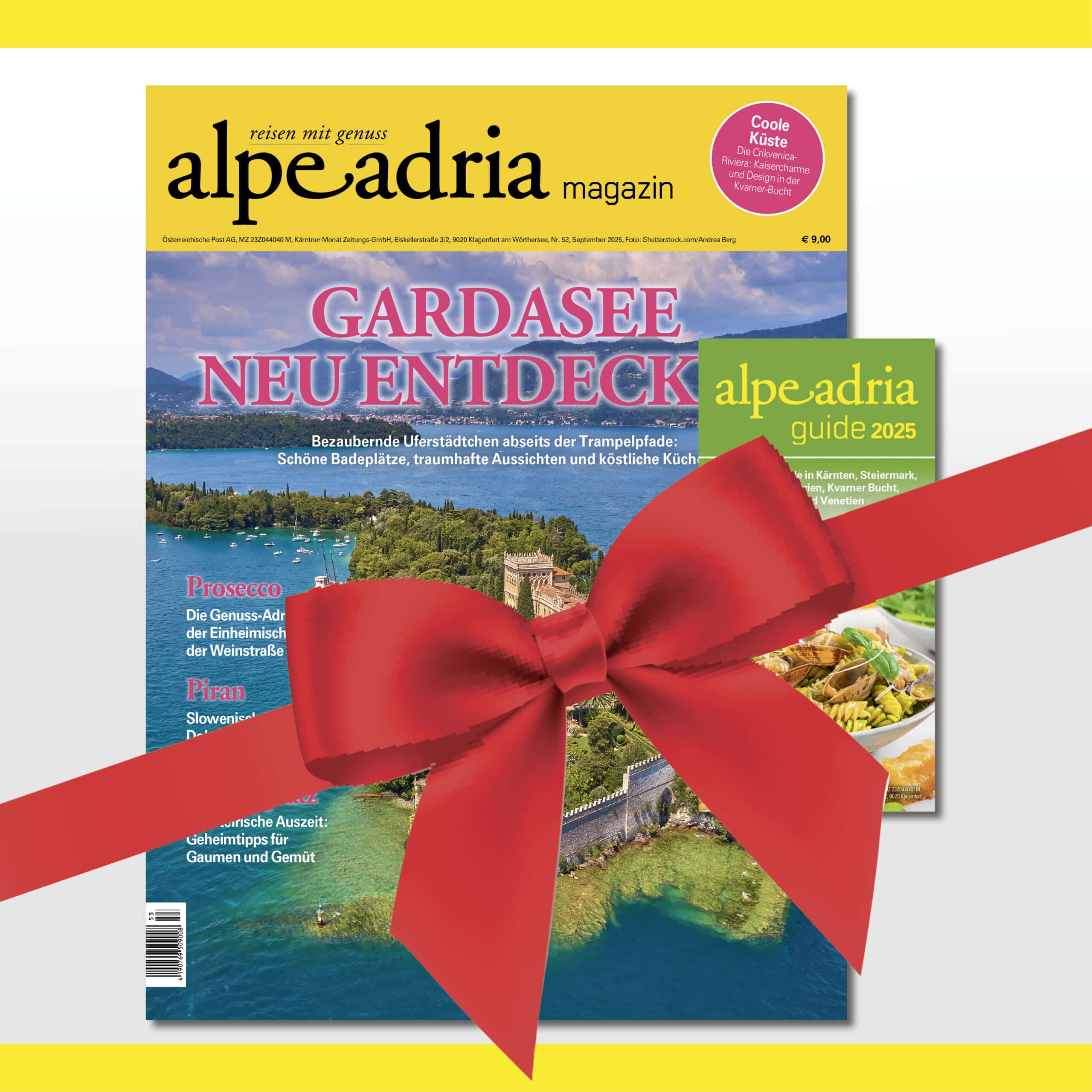 Alpe Adria Magazin DE & Alpe Adria Guide - Geschenksabo Print