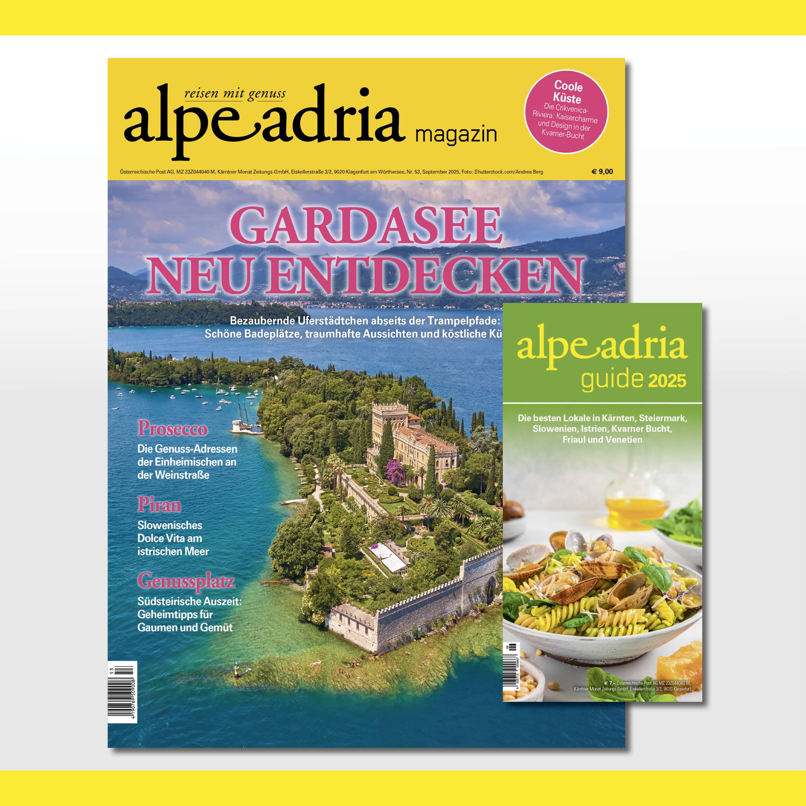 Alpe Adria Magazin & Alpe Adria Guide - Jahresabo Print EU