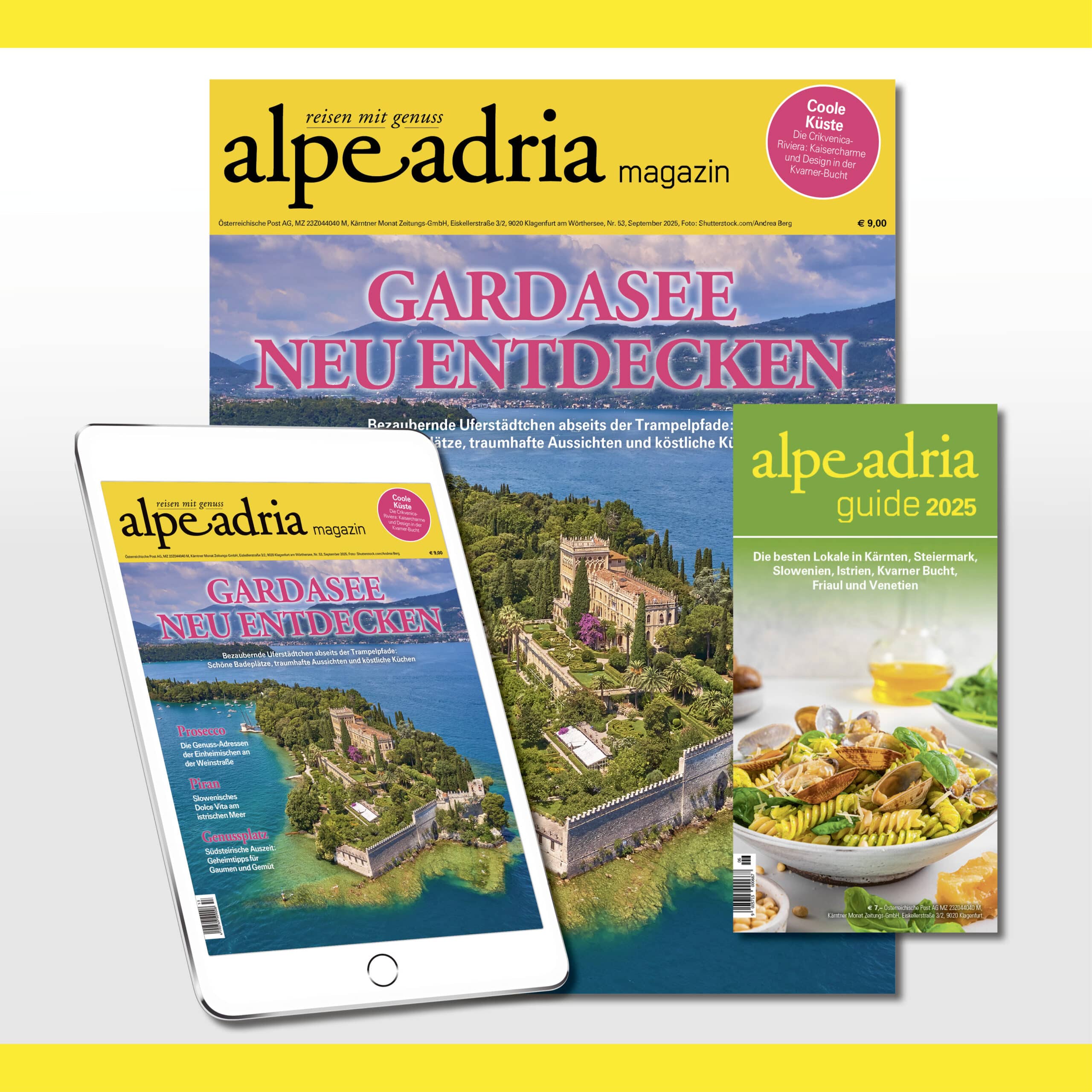 Alpe Adria Magazin DE - Kombiabo Print & PDF