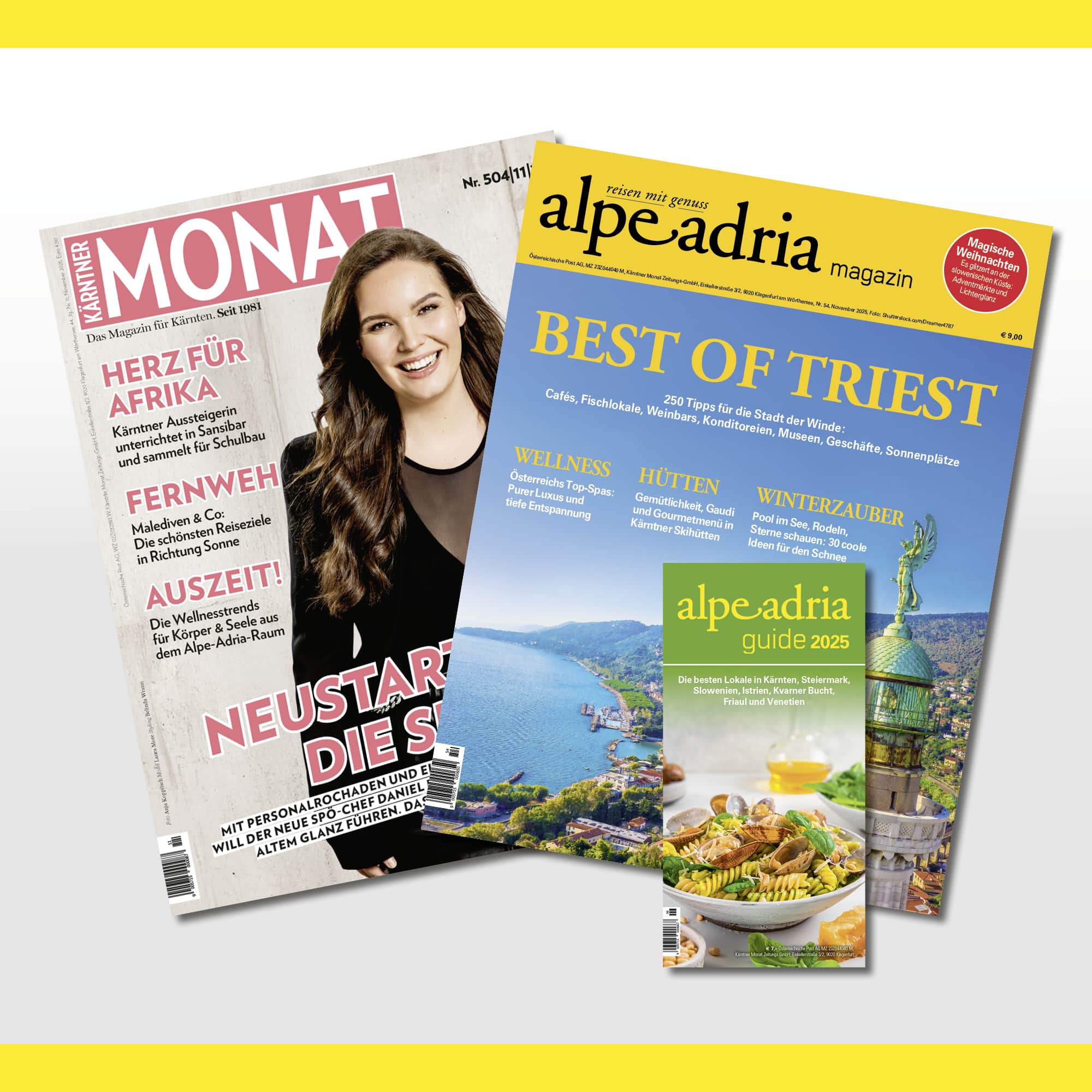 Alpe Adria Magazin - Kombiabo Print inkl. Kärntner MONAT