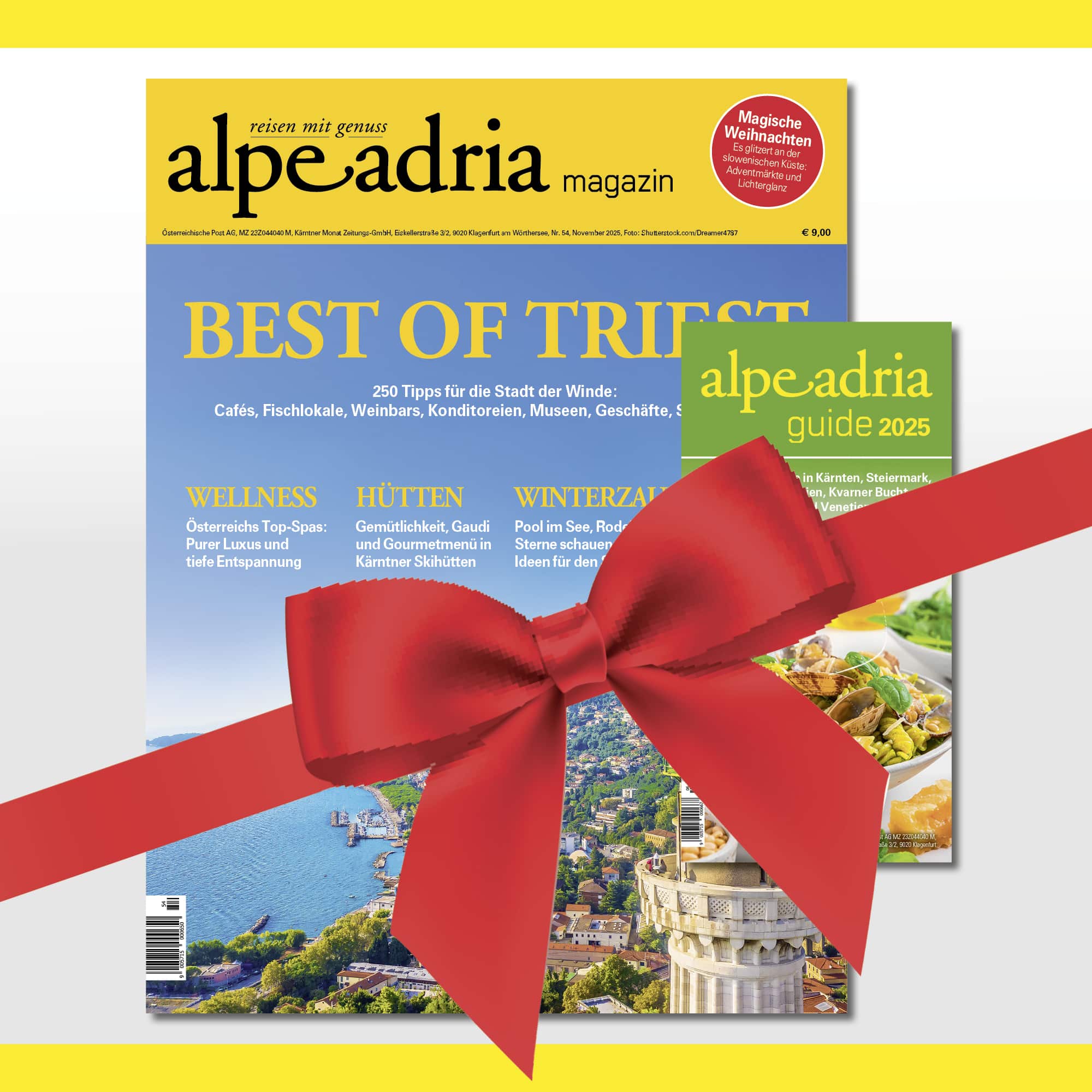 Alpe Adria Magazin & Alpe Adria Guide - Geschenksabo Print