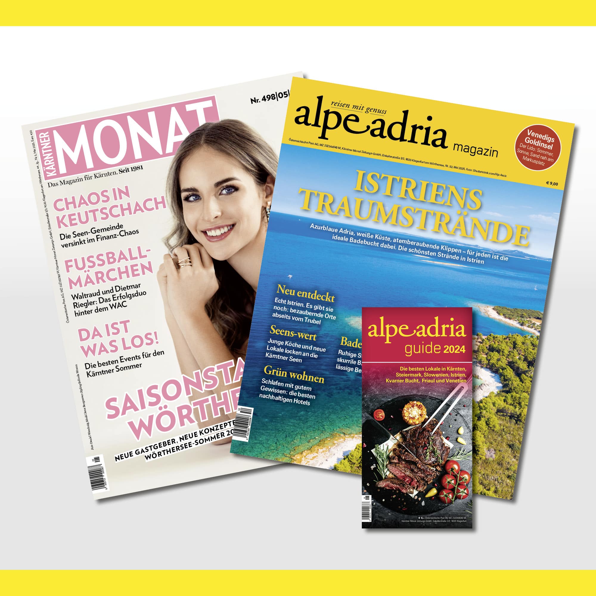 Alpe Adria Magazin EU - Kombiabo Print inkl. Kärntner MONAT