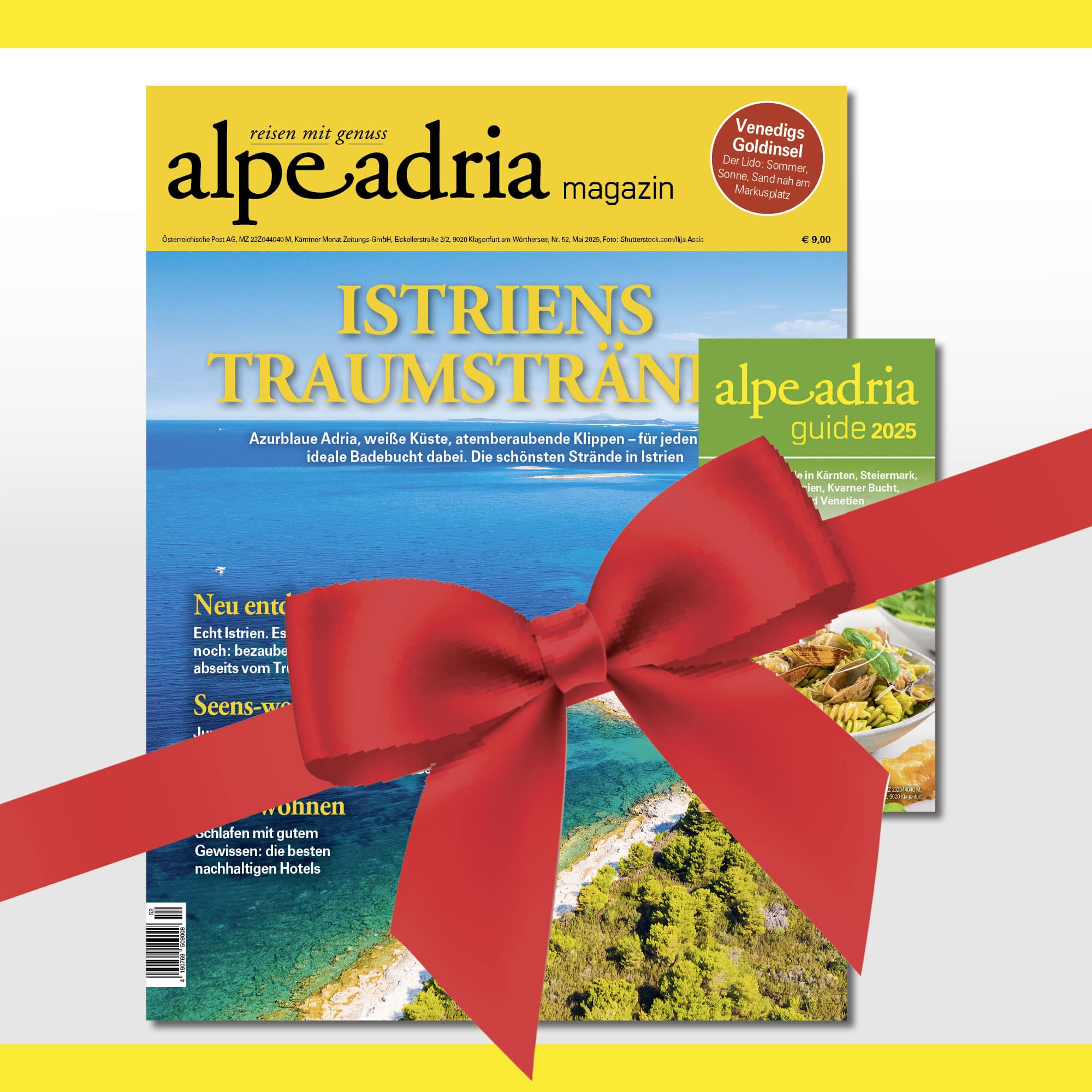 Alpe Adria Magazin & Alpe Adria Guide - Geschenksabo Print