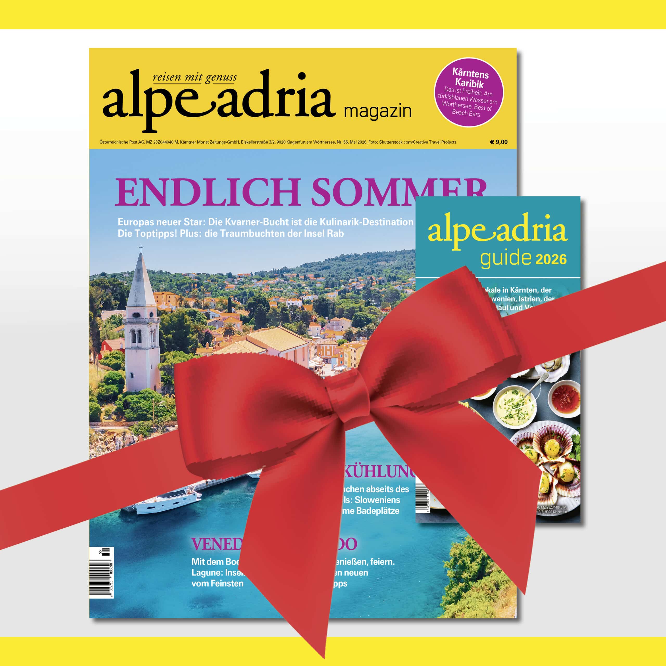Alpe Adria Magazin DE & Alpe Adria Guide - Geschenksabo Print