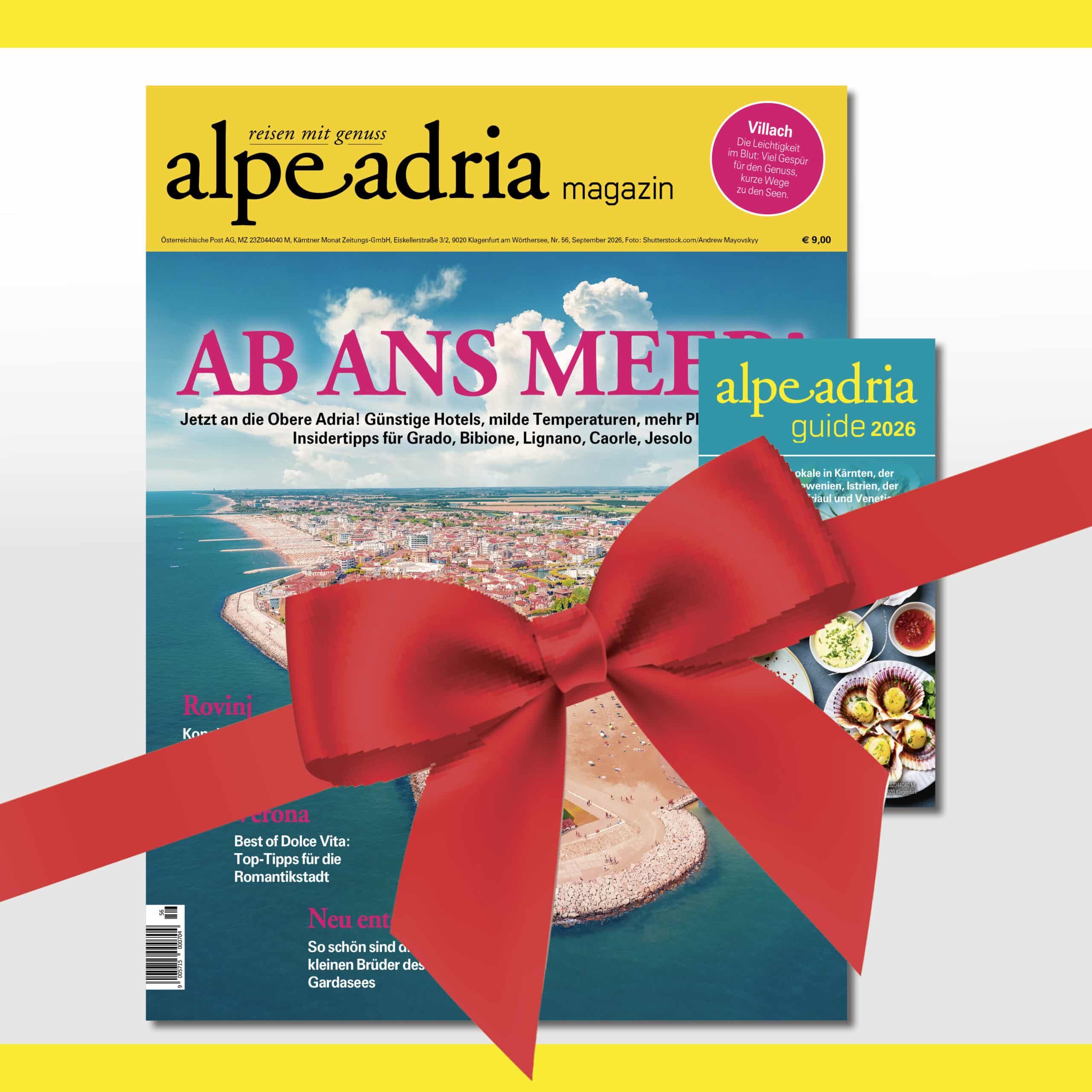 Alpe Adria Magazin DE & Alpe Adria Guide - Geschenksabo Print
