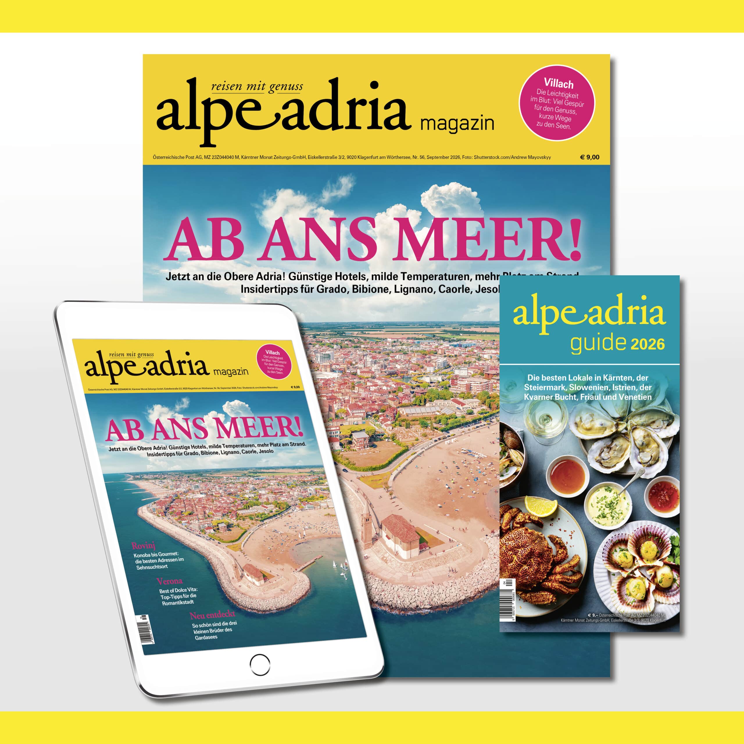 Alpe Adria Magazin DE - Kombiabo Print & PDF